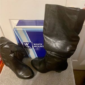 Women’s Size 9.5 Wide Calf Black Long  Boot